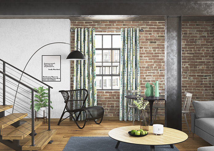 Santa Maria, Aquamarine - Made to Measure Curtain - Image 7